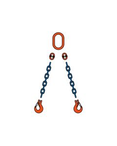 R0749 - GKN100 - Multi-leg chain slings with clevis hooks, grade 100